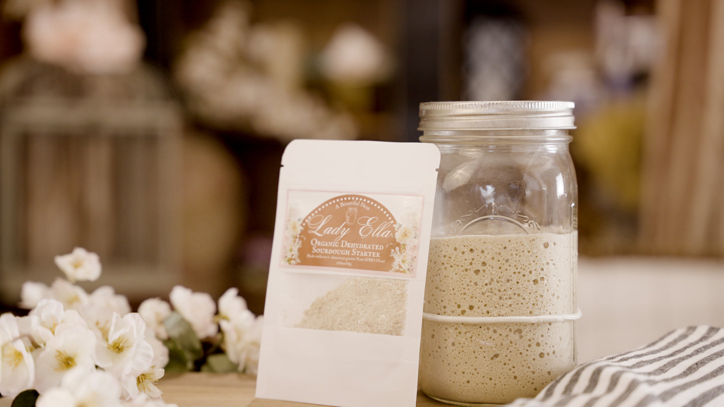 Lady Ella Dehydrated Sourdough Starter