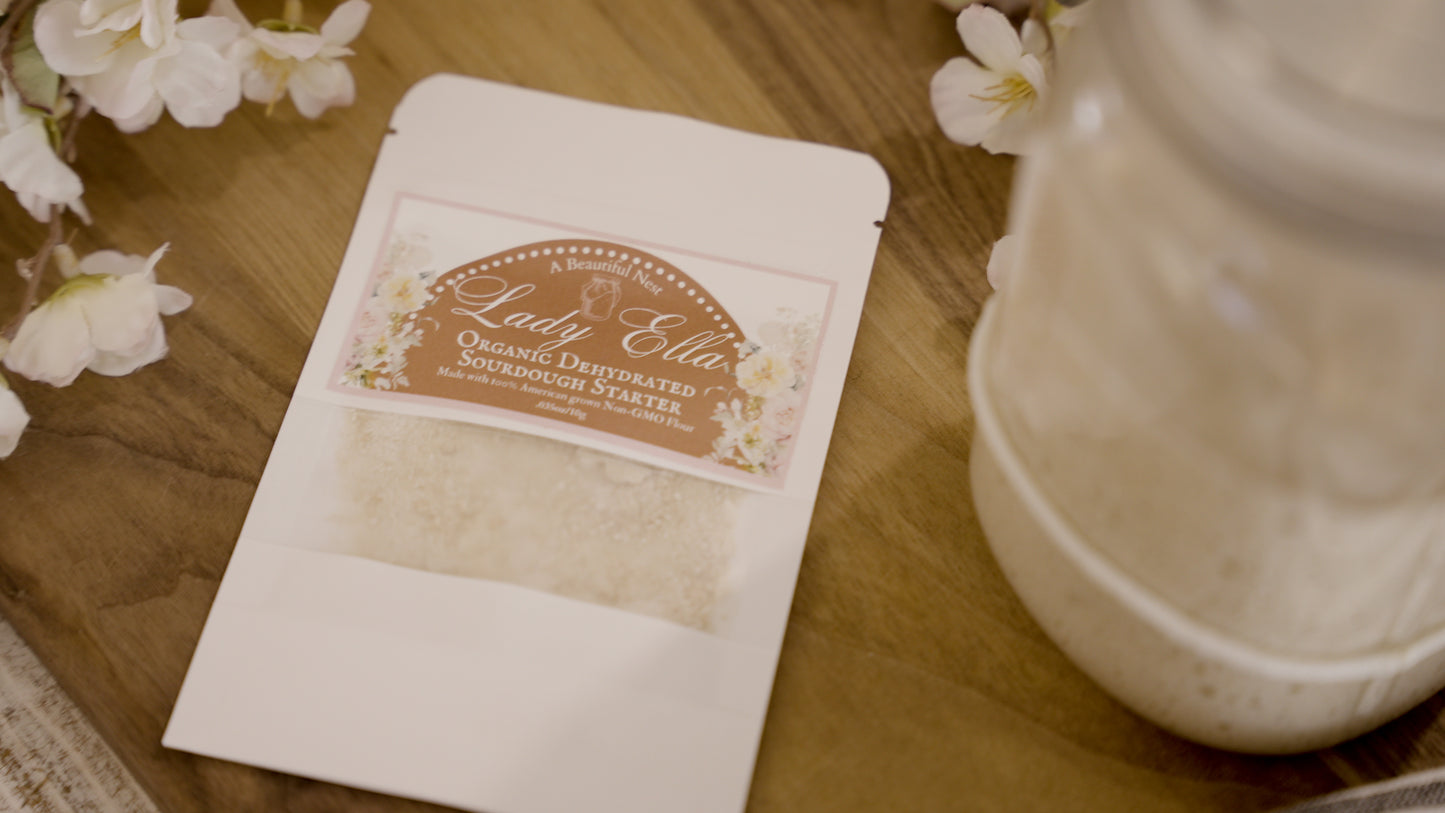 Lady Ella Dehydrated Sourdough Starter