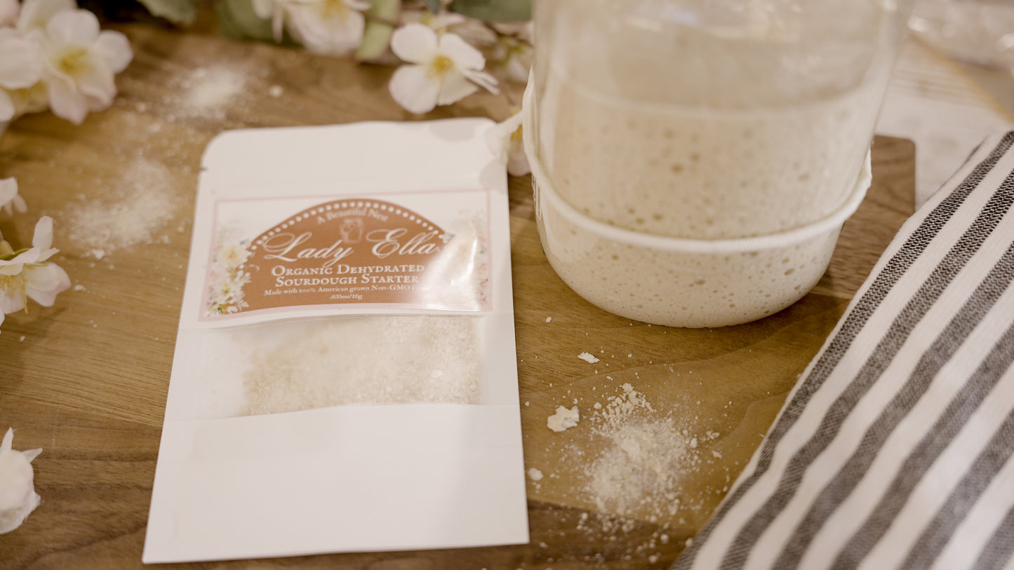 Lady Ella Dehydrated Sourdough Starter