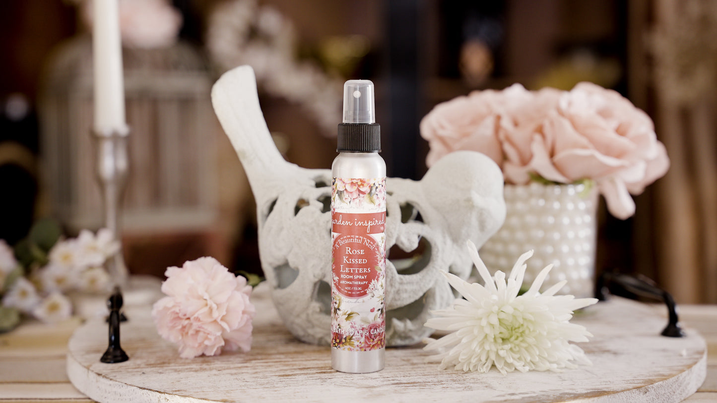 Rose Kissed Letters Room Spray