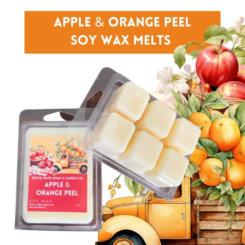 Apple & Orange Peel soy wax melts