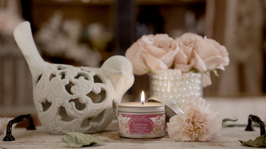 Fairytale Cottage Candle Tin