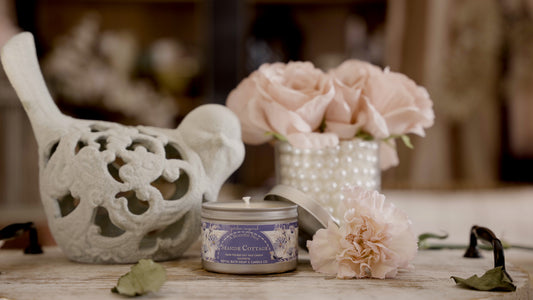 Seaside Cottage Candle Tin